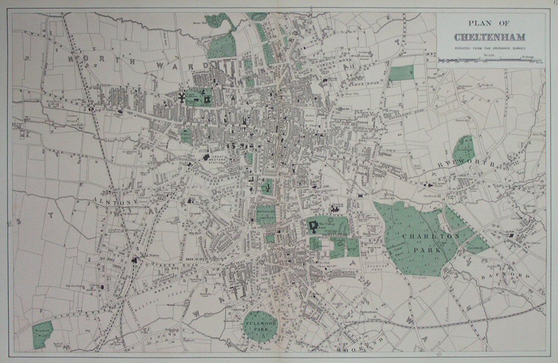 Map of Cheltenham - Cheltenham